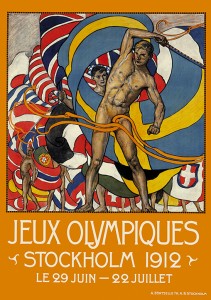 Olympic Games poster, Stockholm 2012