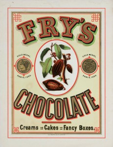 Fry's Chocolate Creams = Cakes = Fancy Boxes. 