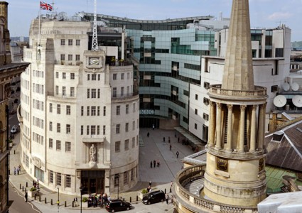 The BBC's Broadcasting House in London