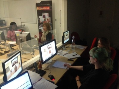 Some of the Art UK team observing