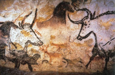 Paintings in the Lascaux caves (Montignac, Dordogne, France)