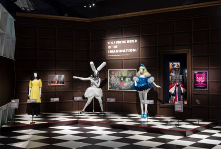 Installation image of 'Alice Curiouser and Curiouser' at the V&A