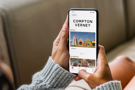 The Compton Verney guide on the Bloomberg Connects app