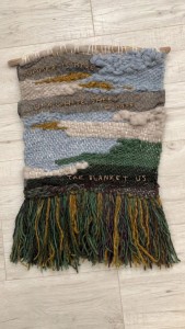 Weaving with a haiku in Doric