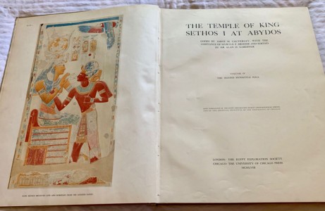 Volume IV, The Second Hypostyle Hall, copied by Amice M. Calverley, with the assistance of Myrtle F. Broome, and edited by Alan H. Gardiner