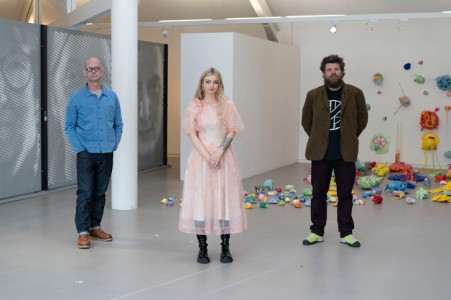The artists are Stephen Wilson, Ellie Niblock and Paddy Bloomer