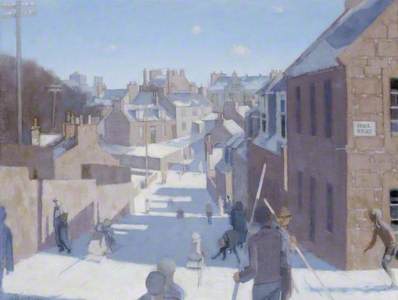 Study for Sledging in the Howe in the 40s 