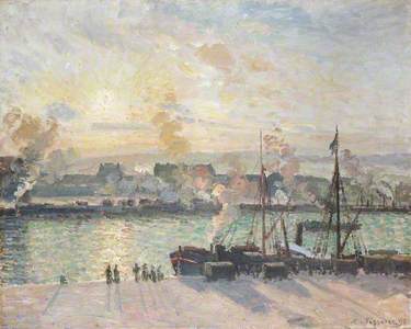 Sunset, Port of Rouen (Steamboats)