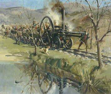 First Journey of Penydarren Locomotive