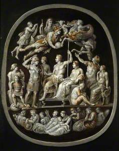 The 'Apotheosis of Germanicus': copy after an antique Cameo (The 'Gemma Tiberiana')