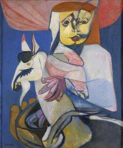 Woman with a Circus Goat