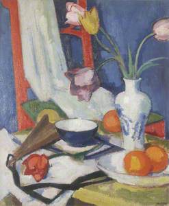 Still Life with Tulips and Oranges