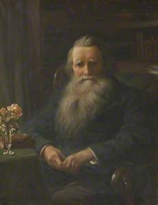 John Ruskin in his Study at Brantwood