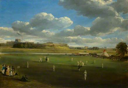 Cricket Match at Edenside, Carlisle