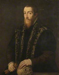 Portrait of a Man with a Skull