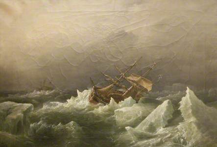 Antarctic Expedition: Gale in the Pack, 1842
