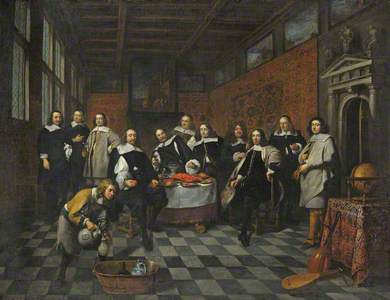 A Group of Flemish Gentlemen (known as The Guild of Saint Luke, Antwerp)