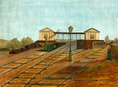 Swindon Station, Wiltshire, 1845