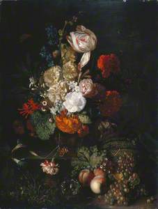 Still Life: Flowers and Fruit