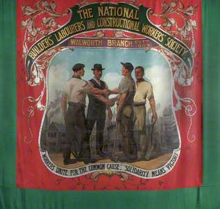 National Builders Labourers And Construction Workers Society Banner (recto)