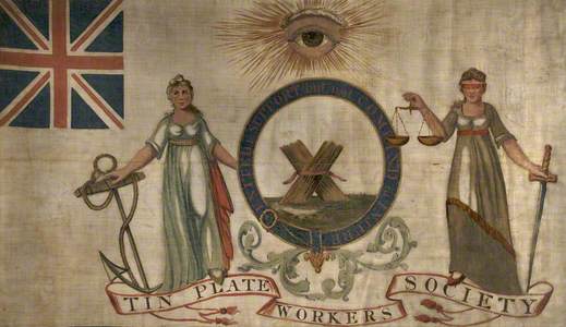 Tin-Plate Workers' Banner, Liverpool*