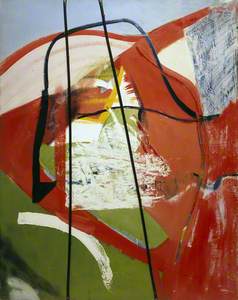 Peter Lanyon (1918–1964), in his studio at St Ives