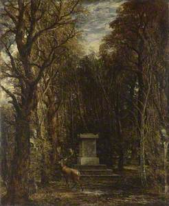 Cenotaph to the Memory of Sir Joshua Reynolds, erected in the grounds of Coleorton Hall, Leicestersh