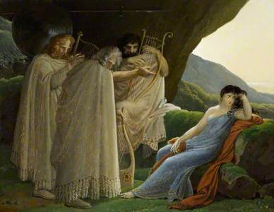 Malvina Mourning the Death of her Fiancé Oscar