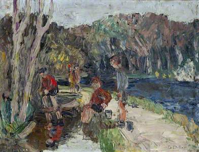 Children Playing on Lagan