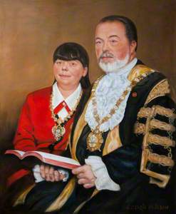Councilllor Reverend Eric Smyth and Wife, Lord Mayor (1995–1996)