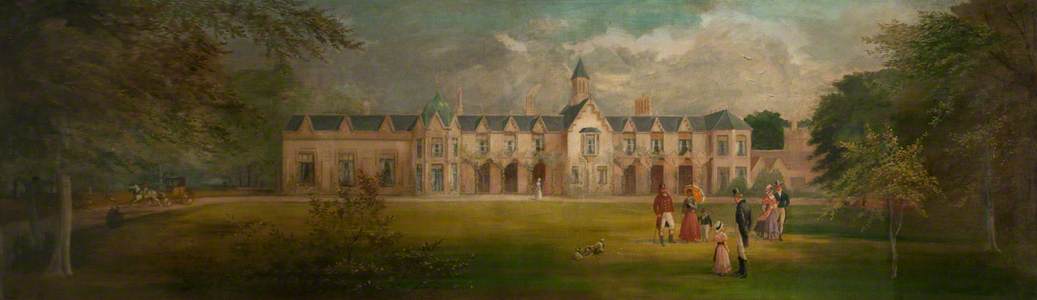 Mansion of Lord Donegall, Ormeau, 1840