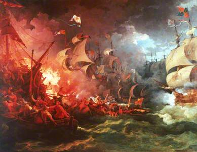 Defeat of the Spanish Armada, 8 August 1588