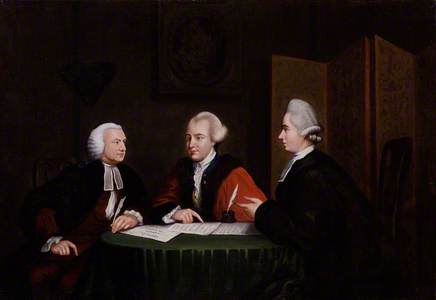 John Glynn, John Wilkes and John Horne Tooke (copy after an original of 1769 by Richard Houston)