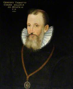 George Talbot, 6th Earl of Shrewsbury (1528–1590) (after English School c.1580)