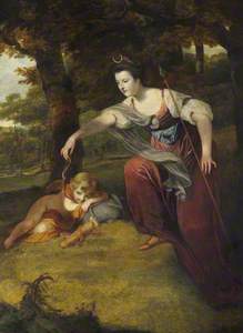 Diana disarming Cupid: Elizabeth Dashwood, Duchess of Manchester (1741–1832) and Her Son George Mont