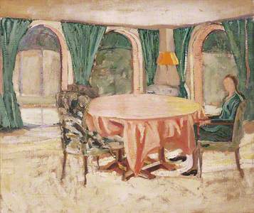 The Dining Room at Chartwell with Diana Churchill, later Lady Duncan-Sandys (1909–1963)