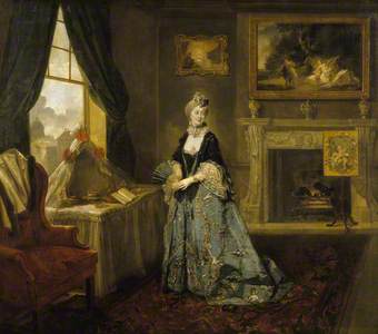 Frances Barton, Mrs Abington (1737–1815) as the Widow Bellmour in 'The Way to Keep Him' by Arthur Mu