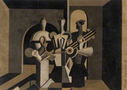 Sepia Monochrome: Six Figures in a Room*