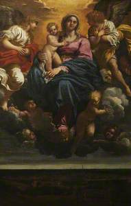 The Virgin and Child in the Clouds