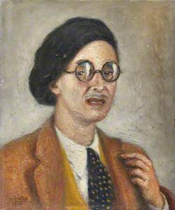 Portrait of a Gentleman in Glasses (self portrait?)