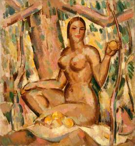 Nude with Oranges and Sunlight