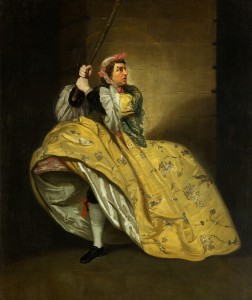 David Garrick as John Brute in 'The Provok'd Wife' by Vanbrugh, Drury Lane 1763
