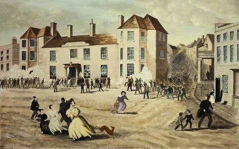 Chartist Attack on the Westgate Hotel, Newport, 3rd Nov. 1839