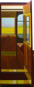 View from a Railway Carriage; Beginning of Carriage