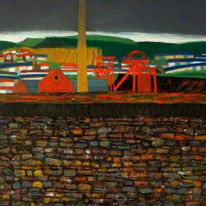 Colliery and Wall, Rhondda