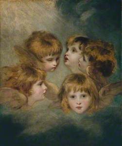 A Child's Portrait in Different Views: 'Angel's Heads'