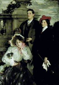 Hylda, Almina and Conway, Children of Asher Wertheimer