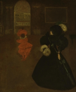 Caprice. Verso: Masked Woman with a White Mouse