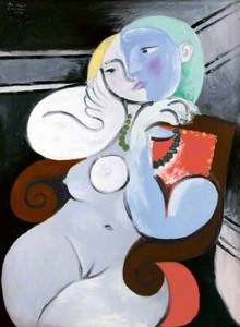 Nude Woman in a Red Armchair (Femme nue dans un fauteuil rouge)