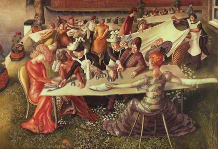 Dinner on the Hotel Lawn